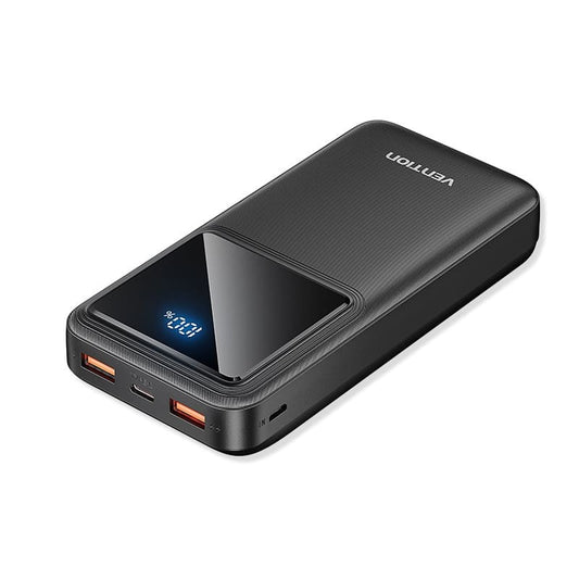 20000mAh Power Bank (Micro-USB + USB-C + USB-A + USB-A)